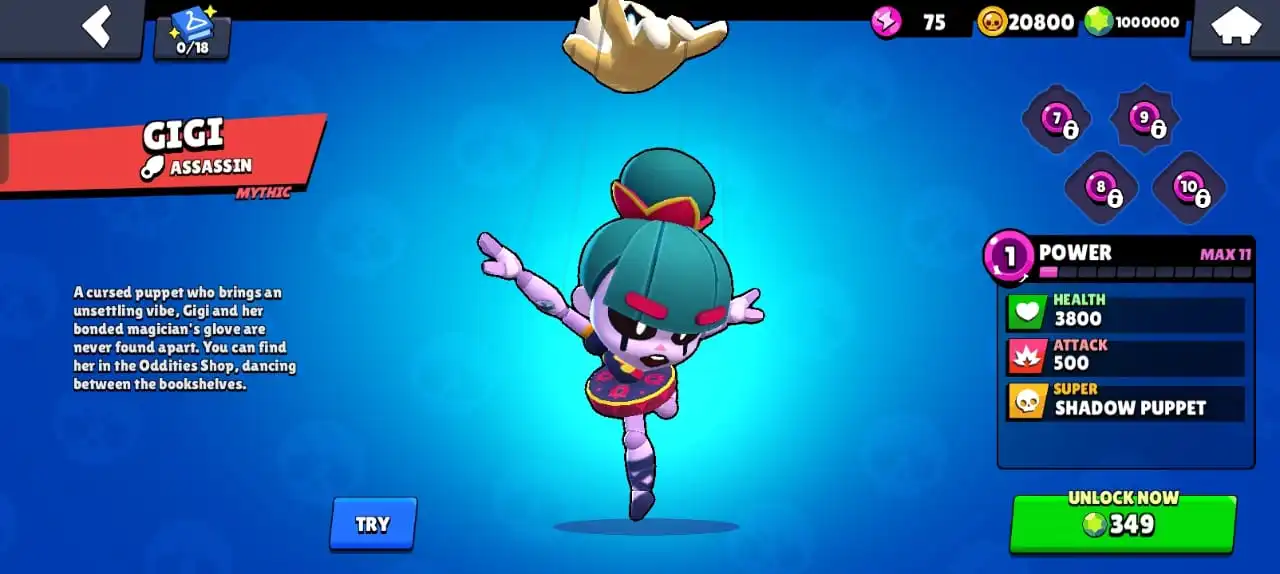 Gigi E Stranger Thing 3 Jogue com Gigi em Null's Brawl